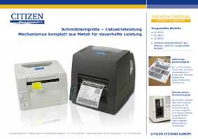 Datenblatt zu CITIZEN 2000424