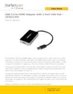 Datasheet for Startech.com USB32HDEH, EAN: 0065030850629