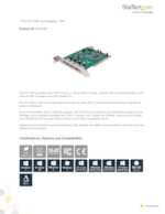 Datasheet for Startech.com PCIUSB7, EAN: 0065030836531
