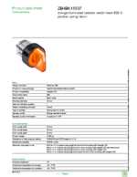 Datasheet for Schneider Electric ZB4BK15537, EAN: 3389110841039