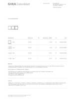 Datenblatt zu Gira 127600, EAN: 4010337276005