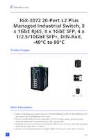 Datasheet for LevelOne IGX-2072, EAN: 4015867245859