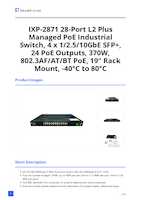 Datasheet for LevelOne IXP-2871, EAN: 4015867245873