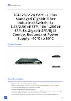 Datasheet for LevelOne IGU-2872, EAN: 4015867245842