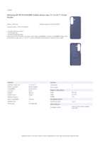 Datasheet for Samsung EF-ES741CLEGWW, EAN: 8806099398828