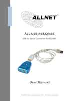 Datenblatt zu Allnet ALL-USB-RS422/485, EAN: 4038816048677