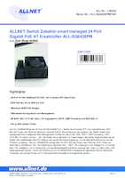 Datasheet for Allnet ALL-SG8428PMFAN, EAN: 4038816067838