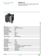 Datasheet for Schneider Electric ZB4BZ1045, EAN: 3389119037716