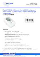 Datasheet for Allnet ALL3079, EAN: 4038816147431