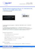 Datasheet for Allnet ALL-RackPC-N150, EAN: 4038816250803