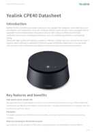 Datasheet for Yealink 1304032, EAN: 6938818320017