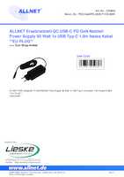 Datenblatt zu Allnet PSU-GaNPD-USB-F1CN-90W, EAN: 4038816252807
