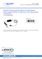 Datenblatt zu Allnet PSU-GaNPD-USB-F1CNE8-90W, EAN: 4038816158024