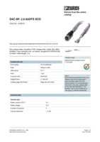 Datasheet for Phoenix Contact 1518216, EAN: 4017918968335