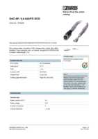 Datasheet for Phoenix Contact 1518229, EAN: 4017918968342
