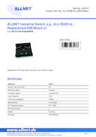 Datasheet for Allnet ALL-SGI81xx_DIN-Holder1, EAN: 4038816261076