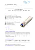 Datasheet for Allnet SFP-10G-SR-C, EAN: 4038816830029