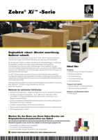 Datasheet for ZEBRA P1008483