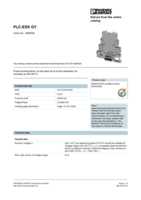 Datasheet for Phoenix Contact 2966508, EAN: 4017918147600