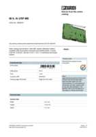 Datasheet for Phoenix Contact 2863944, EAN: 4017918962654