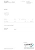 Datenblatt zu Gira 211600, EAN: 4010337886136
