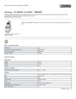 Datenblatt zu Phoenix Contact 1886566, EAN: 4017918847982