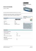 Datasheet for Phoenix Contact 1689734, EAN: 4017918934118