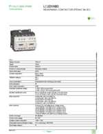 Datenblatt zu Schneider Electric LC2D09BD, EAN: 3389110392081