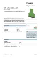 Datasheet for Phoenix Contact 2948827, EAN: 4017918083496
