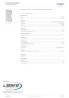 Datasheet for Hager FB8013067035, EAN: 4012740020602