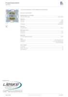Datasheet for Berker 383110, EAN: 4011334190769