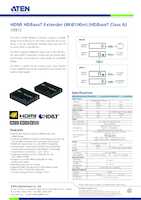 Datasheet for Aten VE812R, EAN: 4719264640285