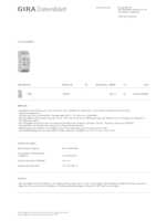 Datenblatt zu Gira 128900, EAN: 4010337289005