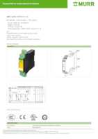 Datasheet for Murrelektronik 3000-33113-3020012, EAN: 4048879367523