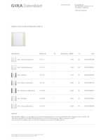 Datenblatt zu Gira 213101, EAN: 4010337081050