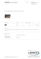 Datenblatt zu Gira 009100, EAN: 4010337091004