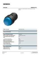 Datasheet for Siemens 3SB20000LF01, EAN: 4011209027626