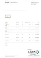 Datenblatt zu Gira 0212771, EAN: 4010337069508