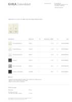 Datenblatt zu Gira 310401, EAN: 4010337042495