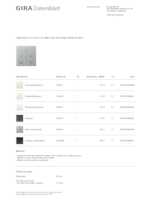 Datenblatt zu Gira 310426, EAN: 4010337042518