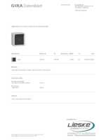 Datenblatt zu Gira 310630, EAN: 4010337123927