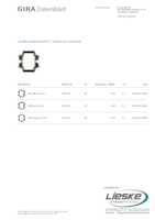 Datasheet for Gira 3793010, EAN: 4010337110385