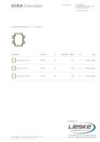 Datasheet for Gira 3795010, EAN: 4010337110408