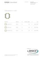 Datasheet for Gira 3795011, EAN: 4010337110453