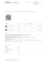 Datasheet for Gira 311500, EAN: 4010337064473