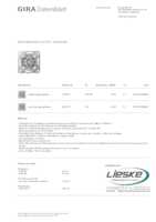 Datenblatt zu Gira 381500, EAN: 4010337038863