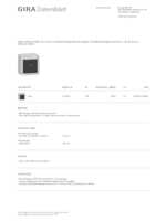 Datenblatt zu Gira 311630, EAN: 4010337123835