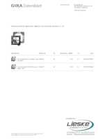 Datenblatt zu Gira 325400, EAN: 4010337075875