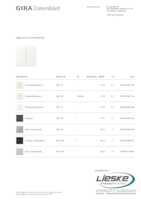 Datasheet for Gira 363127, EAN: 4010337041153