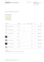 Datenblatt zu Gira 367001, EAN: 4010337041740